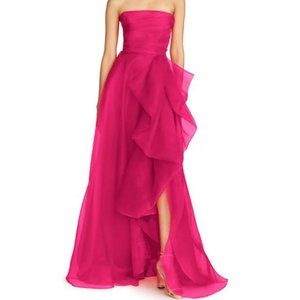 THEIA Teresa Draped Tulle Gown Zinnia Size 10 NWT
